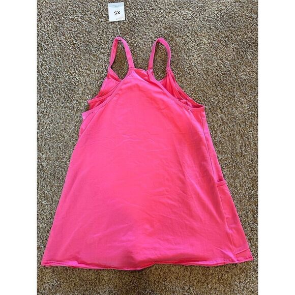 Women's XS Multicolor Sleeveless Mini Dress w/ Built-in Shorts - Picture 4 of 11